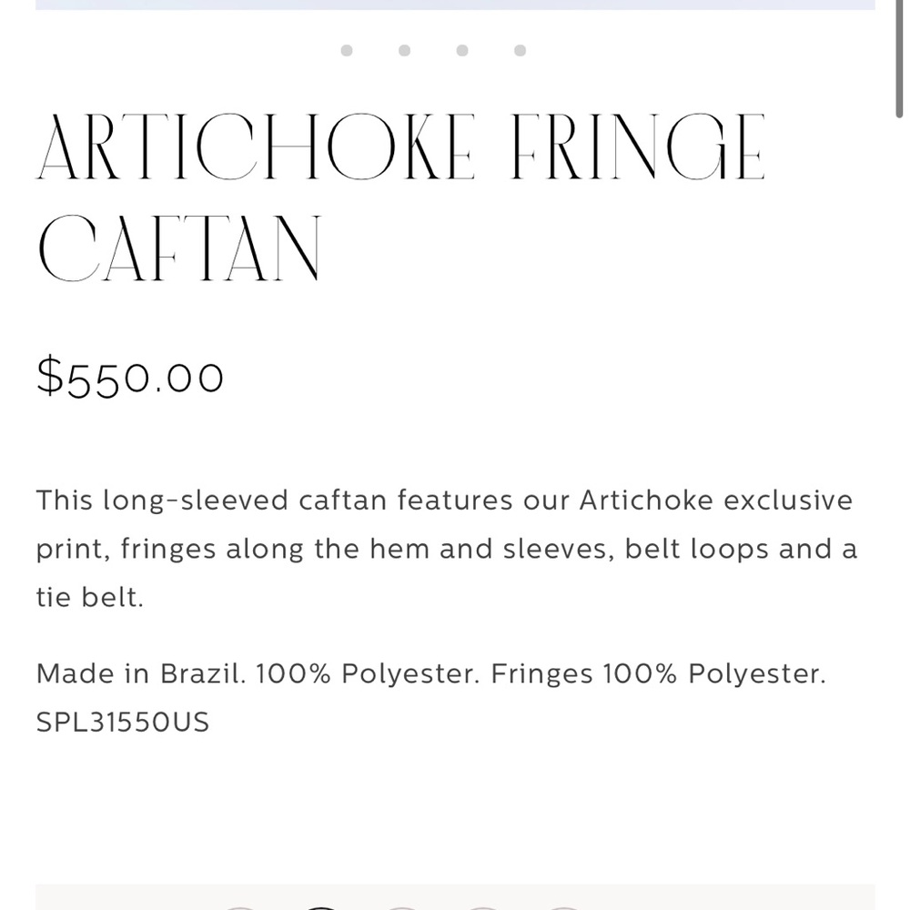 Patbo Bikini and Caftan Set, Size S - Picture 9 of 10